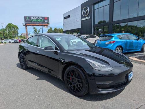 Solid Black 2019 Tesla Model 3 Long Range