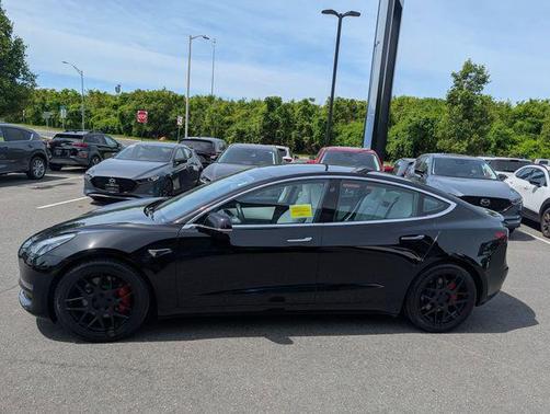 Solid Black 2019 Tesla Model 3 Long Range