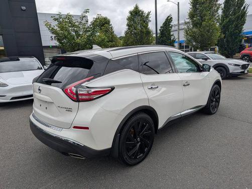 Pearl White 2017 Nissan Murano Platinum