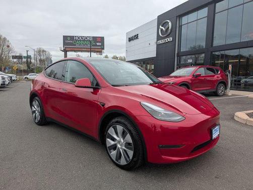Red Multi-Coat 2023 Tesla Model Y Long Range Dual Motor All-Wheel Drive