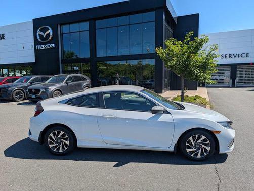 White Orchid Pearl 2019 Honda Civic LX