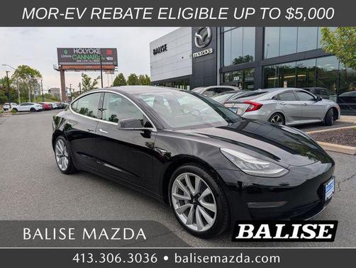 Solid Black 2019 Tesla Model 3 Standard Range Plus