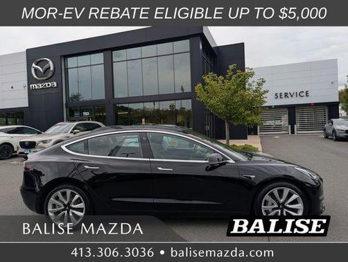 Solid Black 2019 Tesla Model 3 Standard Range Plus