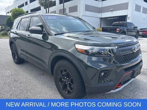 Forged Green Metallic 2022 Ford Explorer Timberline
