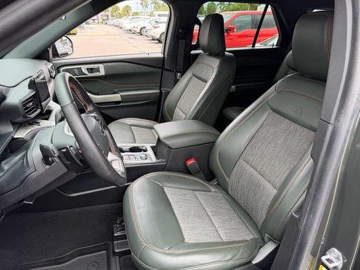 Forged Green Metallic 2022 Ford Explorer Timberline