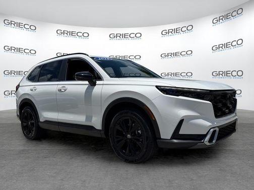Platinum White Pearl 2023 Honda CR-V Hybrid Sport Touring