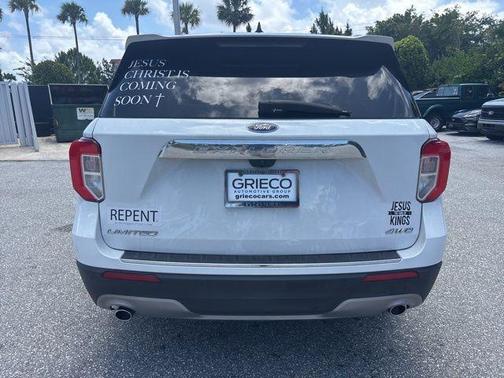 Oxford White 2021 Ford Explorer Limited