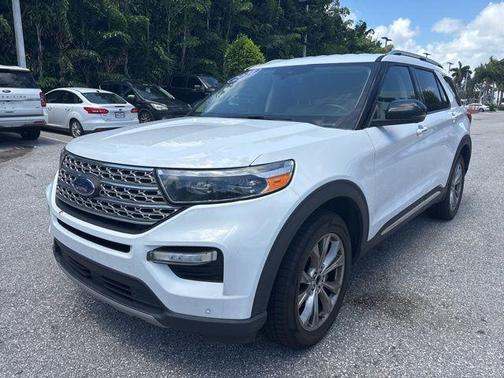 Oxford White 2021 Ford Explorer Limited