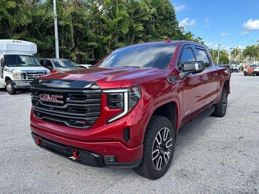 Volcanic Red 2025 GMC Sierra 1500 AT4