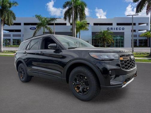 Agate Black Metallic 2026 Ford Explorer Tremor