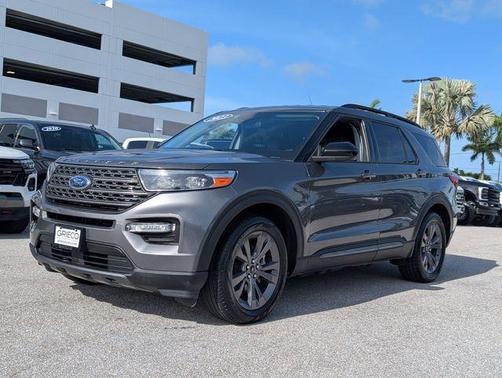 Gray Metallic 2023 Ford Explorer XLT