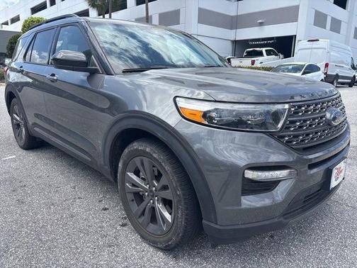 Gray Metallic 2023 Ford Explorer XLT