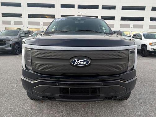 Blue Metallic 2024 Ford F-150 Lightning Flash