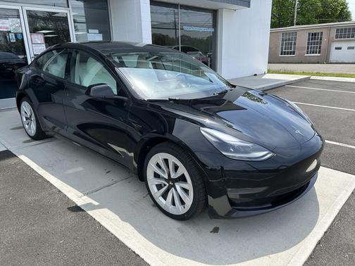 Solid Black 2022 Tesla Model 3 Long Range