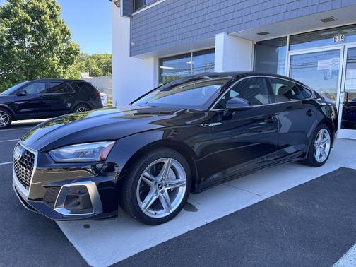 Mythos Black Metallic 2022 Audi A5 Sportback 45 S Line Premium