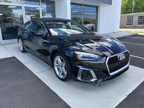 Mythos Black Metallic 2022 Audi A5 Sportback 45 S Line Premium