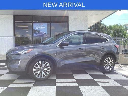 Gray Metallic 2021 Ford Escape Titanium Hybrid