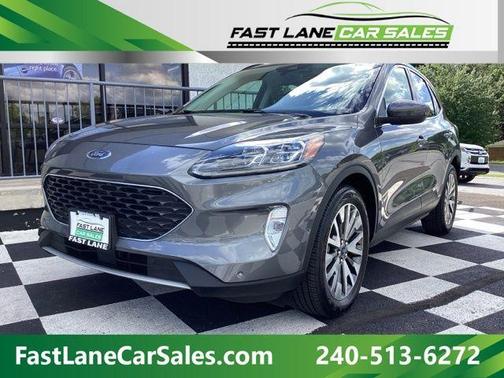 Gray Metallic 2021 Ford Escape Titanium Hybrid
