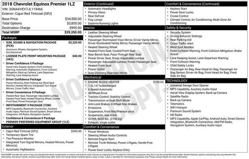 Cajun Red Tintcoat 2018 Chevrolet Equinox Premier
