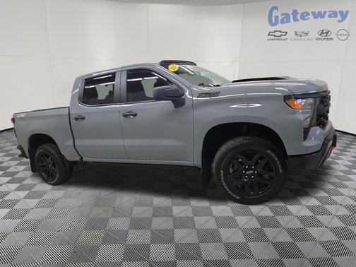Slate Gray Metallic 2024 Chevrolet Silverado 1500 Custom Trail Boss