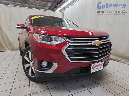 Cajun Red Tintcoat 2019 Chevrolet Traverse LT Leather