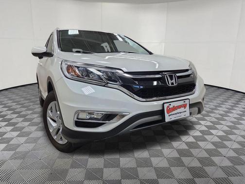 White 2015 Honda CR-V EX-L