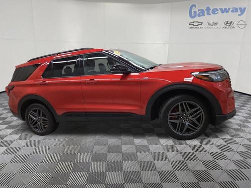 Red Metallic 2025 Ford Explorer ST-Line