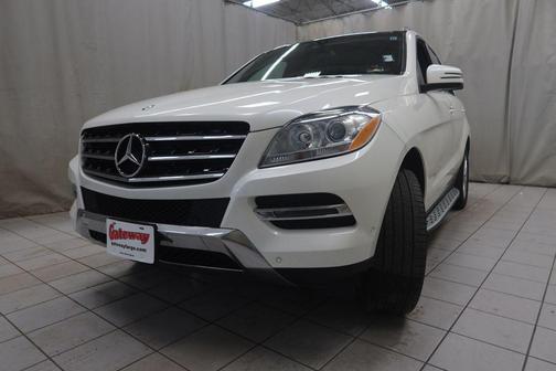 White 2015 Mercedes-Benz M-Class 4MATIC