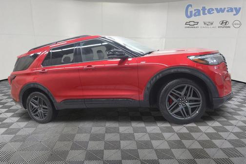 Red Metallic 2025 Ford Explorer ST-Line