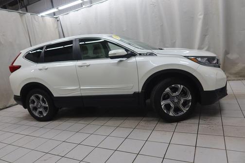 White Diamond Pearl 2018 Honda CR-V EX-L