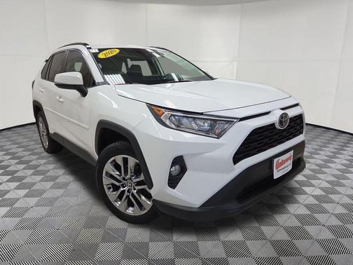 Super White 2020 Toyota RAV4 XLE Premium