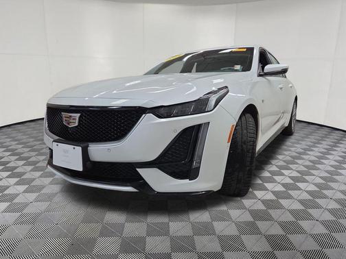Crystal White Tricoat 2021 Cadillac CT5 Sport RWD