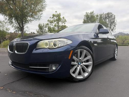 Blue 2012 BMW 535 535i Sedan 4D