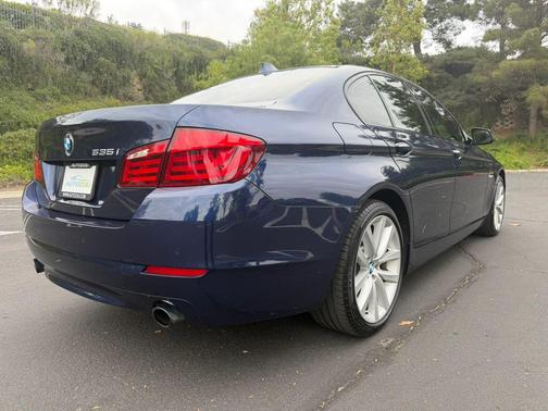 Blue 2012 BMW 535 535i Sedan 4D