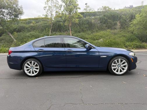 Blue 2012 BMW 535 535i Sedan 4D