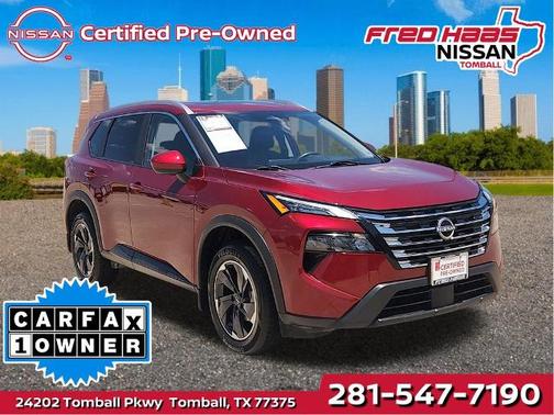 Scarlet Ember 2024 Nissan Rogue SV
