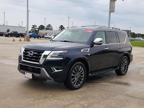Hermosa Blue 2022 Nissan Armada Platinum