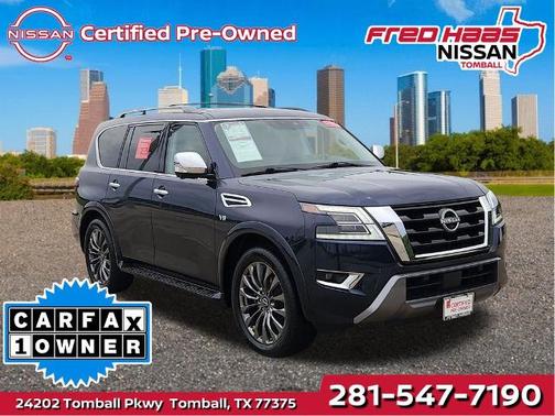 Hermosa Blue 2022 Nissan Armada Platinum