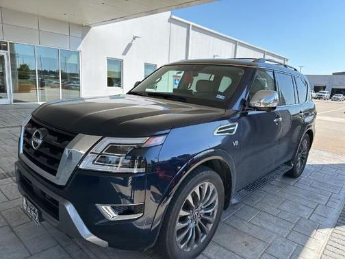 Hermosa Blue 2022 Nissan Armada Platinum