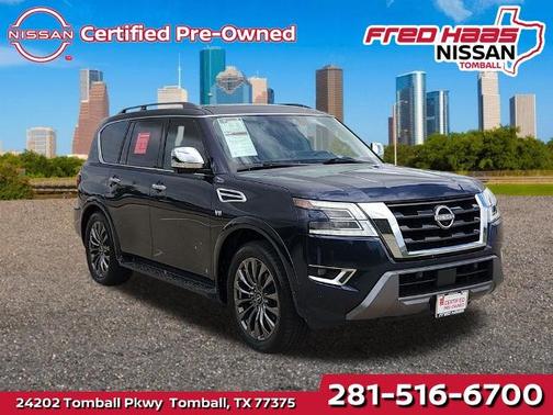 Hermosa Blue 2021 Nissan Armada Platinum
