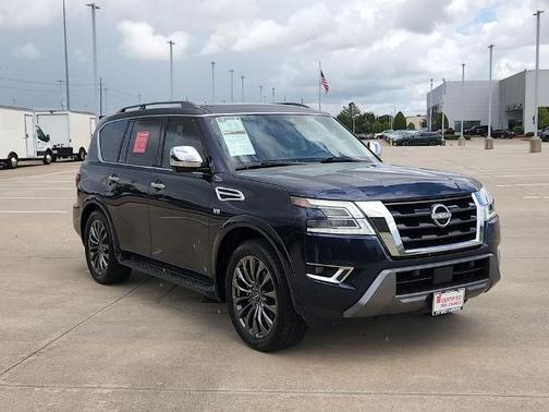 Hermosa Blue 2021 Nissan Armada Platinum
