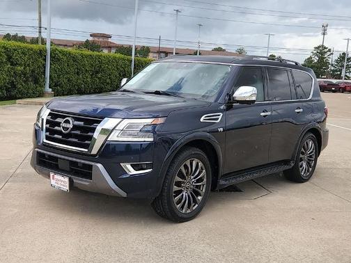 Hermosa Blue 2021 Nissan Armada Platinum