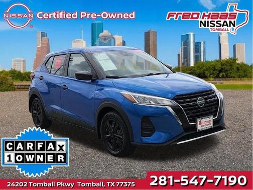 Electric Blue Metallic 2021 Nissan Kicks S