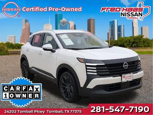 Aspen White Tri 2025 Nissan Kicks SR