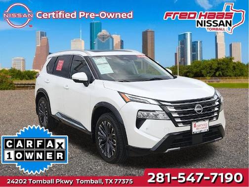 Everest White P 2024 Nissan Rogue Platinum