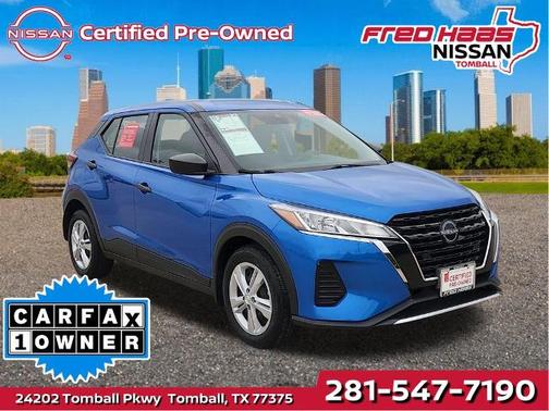 Electric Blue Metallic 2024 Nissan Kicks S