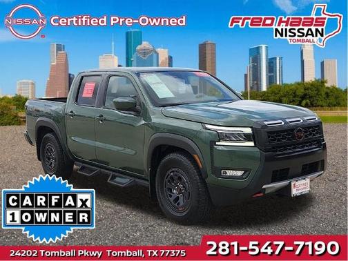 Tactical Green Metallic 2025 Nissan Frontier PRO-X