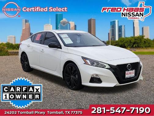 White 2022 Nissan Altima 2.5 SR