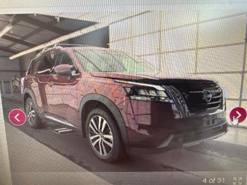 Scarlet Ember Tintcoat 2025 Nissan Pathfinder Platinum