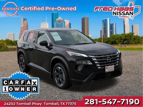 Black 2025 Nissan Rogue SV